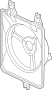 38615RCAA00 A/C Condenser Fan Shroud