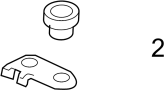 17213P8AA00 Cover. Insulator.