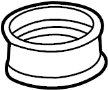 Seal. Air. Resonator. (Front, Lower). Engine Air Intake Hose.