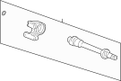 44500SDAA00 CV Intermediate Shaft