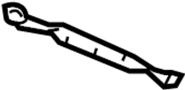 77105SDAA00ZZ Instrument Panel Brace