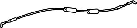 View Cable. Engine Bonnet with Fittings. Hood Parts. Full-Sized Product Image 1 of 1