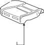 81137SDAL03 Seat Cushion Pad (Right, Front)