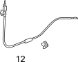 Cable. Clip. Release. Lock. Deck Lid Release Cable.