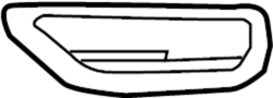 71112T2AA10 Fog Light Trim (Left, Front)