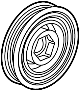 138105A2A01 Engine Crankshaft Pulley