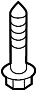 Suspension Control Arm Bolt (Front, Lower)