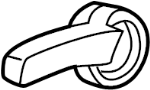81621TA0A01ZA Seat Height Adjuster Handle (Left)
