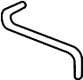 19104PLC000 Engine Coolant Reservoir Hose