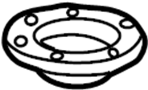 Bearing. (Front, Upper). Part included in strut.