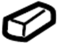 Cap. Handle. Cover. (Rear). Door Interior Trim Panel.