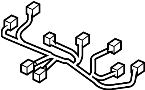 80650S6DG40 HVAC System Wiring Harness