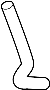 19504RRAA01 Radiator Coolant Hose (Front, Lower)