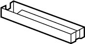 A/C Evaporator Core Bracket (Lower)