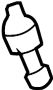 76815SNAA01 Windshield Washer Nozzle (Left)