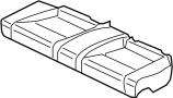 82132SVAA01 Seat Cushion Pad (Rear)