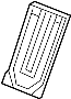 82126SNAA21 Seat Back Frame (Right, Rear)