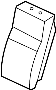 82121SNEA22ZC Seat Back Cushion Cover (Right, Rear)