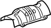 18182R70A00 Shield. Heat. Converter. (Upper)