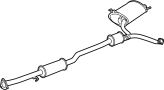 18307TA6A01 Exhaust Muffler (Right)