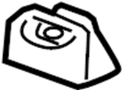 82128TA5A01ZA Seat Belt Guide (Rear)