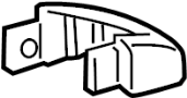 81669TA0A01ZC Seat Track Cover (Left, Rear)