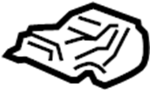 81679TA0A71ZA Seat Track Cover (Left, Rear)