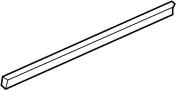 72375TA5A01 Door Window Belt Weatherstrip (Left, Front, Lower)