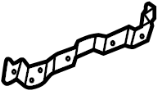 83291TE0A00 Curtain Air Bag Bracket (Left, Front)