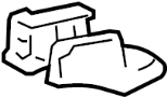81107TE0A41ZA Seat Track Cover (Left, Rear)