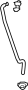 72153T3L305 Door Lock Operating Rod (Left, Front)