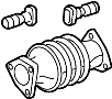 18150R53A00 Catalytic Converter (Front)