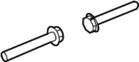 90172SDAA00 Suspension Control Arm Bolt (Upper, Lower)