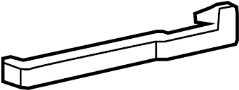 81669TA0A71ZE Seat Track Cover (Left, Rear)