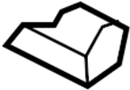 81679TA0A71ZE Seat Track Cover (Left, Rear)