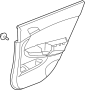 83752TP6A01ZA Door Interior Trim Panel (Left, Rear)