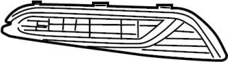Bumper Cover Spacer Panel (Left, Front)