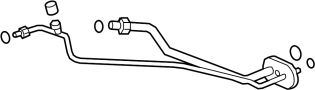 80320TR0A02 AC line. PIPE, AIR CONDITIONING (A/C). Suction pipe.