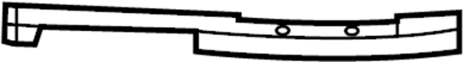 74122TS8A50 Hood Seal (Front)
