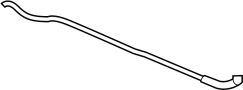 74145TR0A00 Hood / Trunk Prop Rod