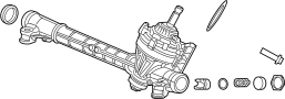 53601TS8A04 Rack and Pinion Assembly