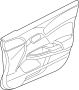 Door Interior Trim Panel (Right, Front)