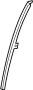 Guide. Window. Sash. Channel. (Left, Rear, Lower). A bracket for a door.