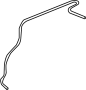 76805SCVA00 Windshield Washer Hose (Front)