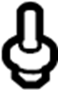 Door Lock Striker Plate Bolt (Rear)