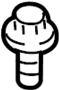 90149T7A000 Bolt. Support. Grille. (Upper, Lower)