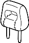 81140S9VA01ZB Headrest