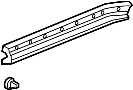 72867S9VA01 Door Shell Seal (Left, Rear, Lower)