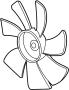 Fan. Blade. Cooling. Air Conditioning (A/C) Condenser. Engine. 4WD. A/C Condenser Fan.