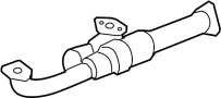 18210SZAA22 Exhaust Pipe (Front)